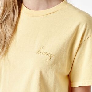 Brandy Melville yellow honey shirt